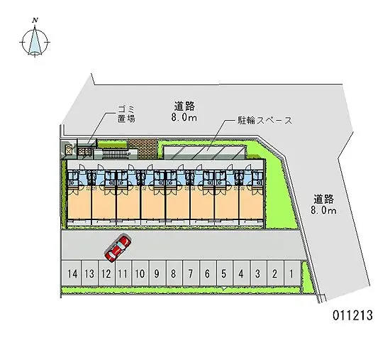 ★手数料０円★堺市北区百舌鳥梅北町　月極駐車場（LP）